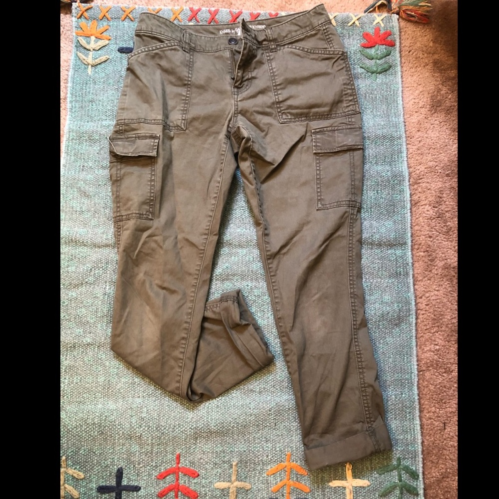 GAP Skinny Boyfriend Khakis Size 0